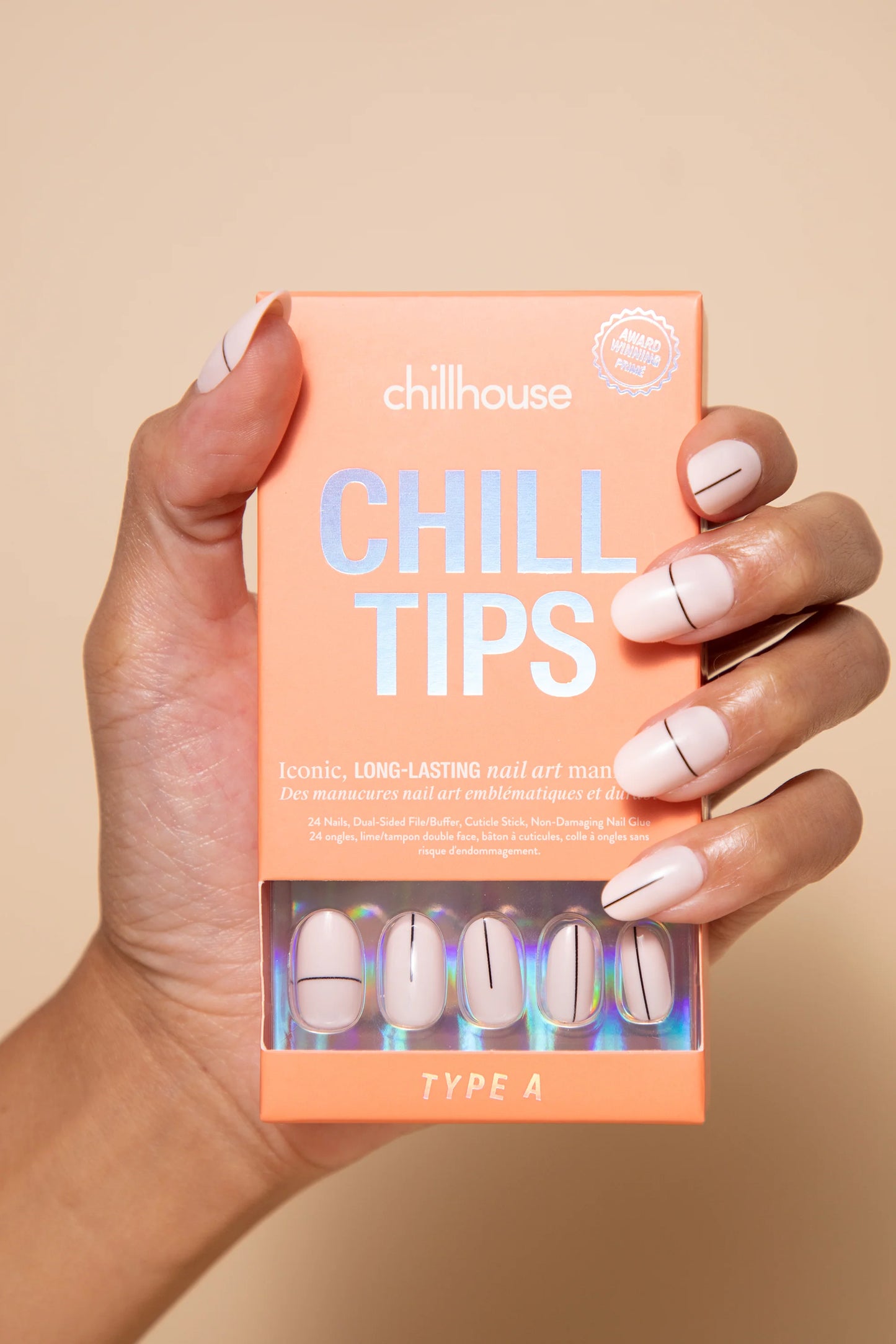Chillhouse Chill Tips Long Lasting Nail Art Manicures | Type A