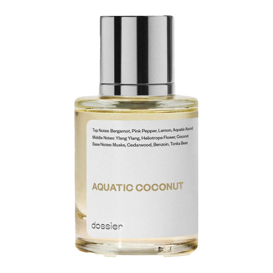 Dossier Aquatic Coconut Eau de Parfum Inspired by Maison Margiela's Replica Beach Walk 50 ml