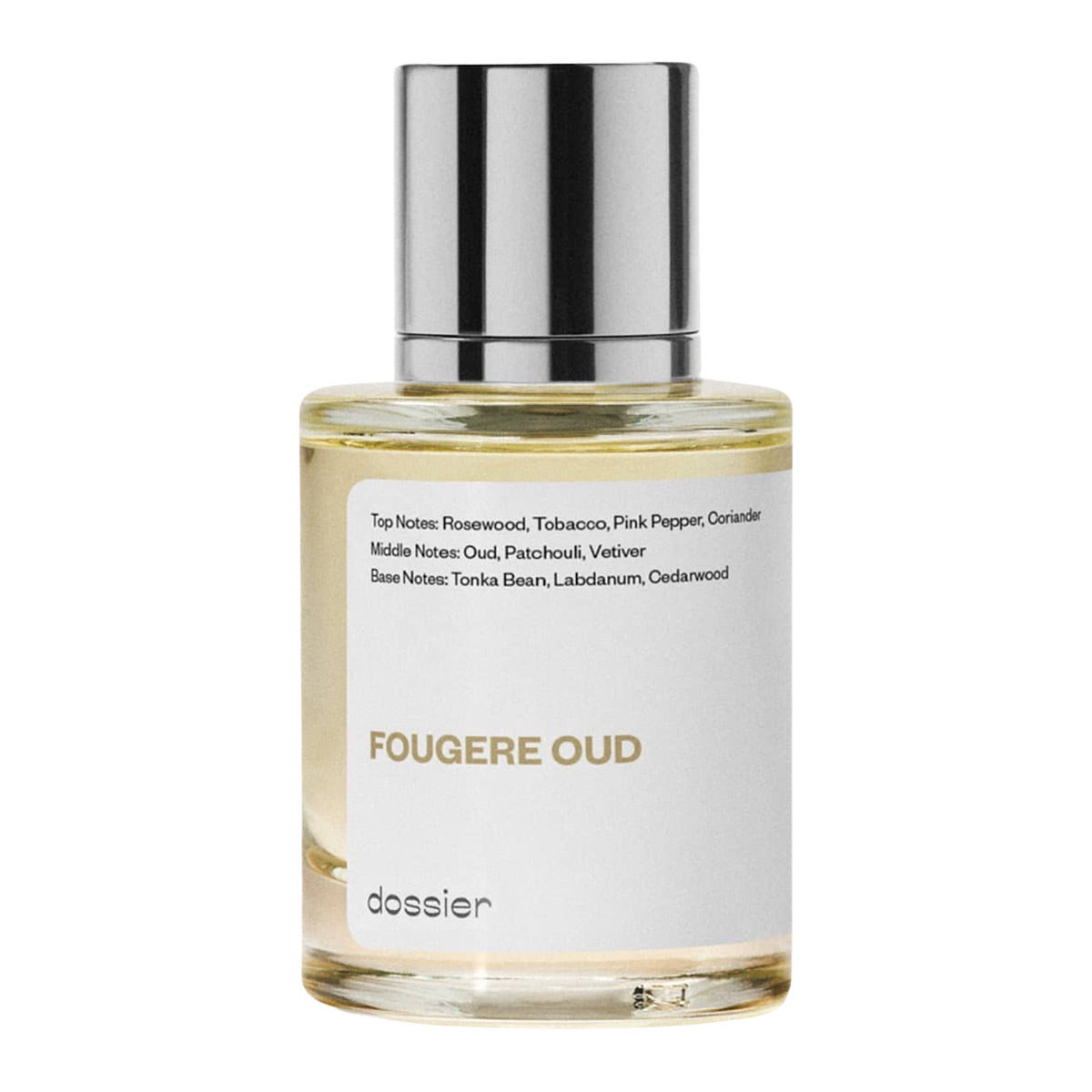 Dossier Fougere Oud Eau de Parfum Inspired by Tom Ford's Oud Wood 50 ml