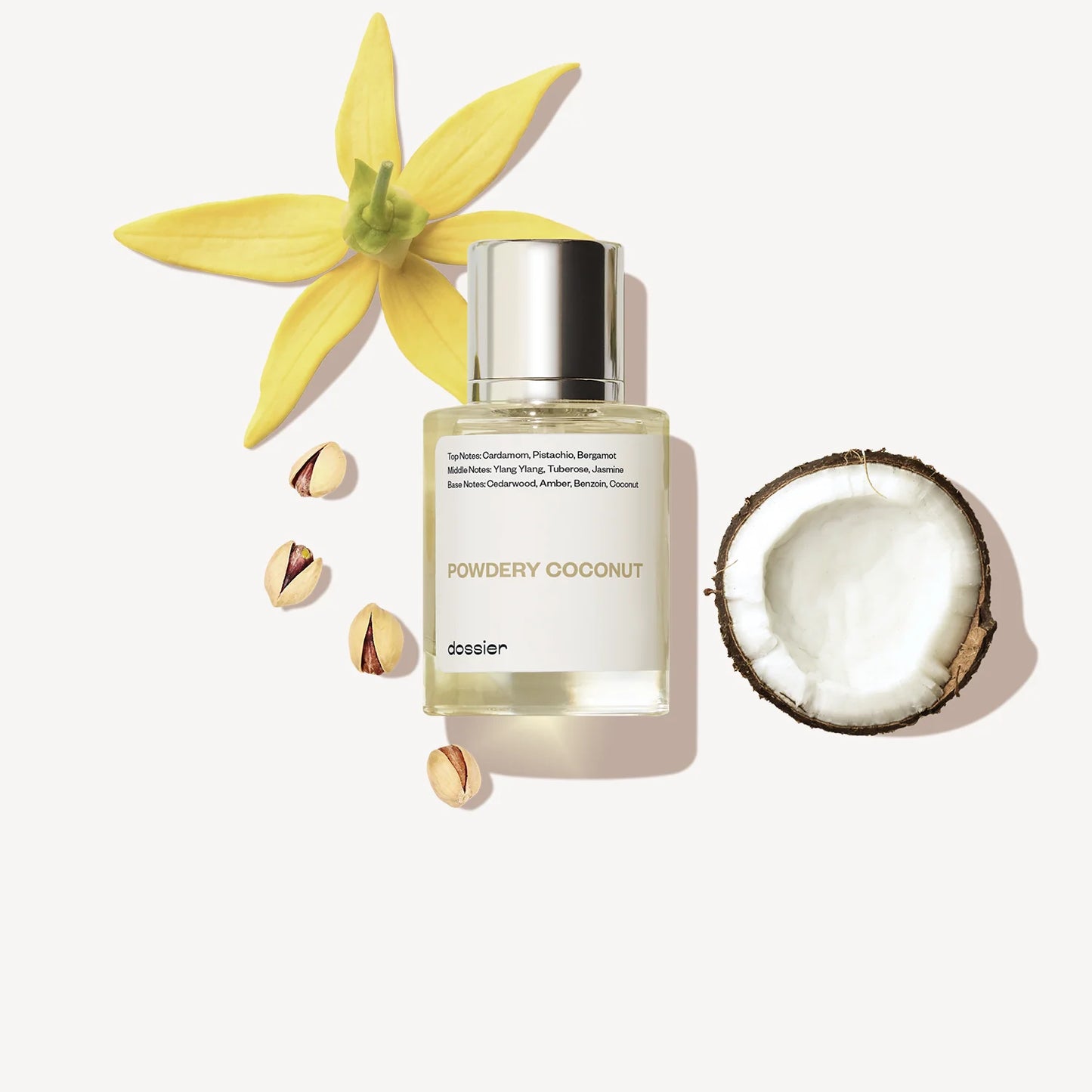 Dossier Powdery Coconut Eau de Parfum Inspired by Tom Ford's Soleil Blanc 50 ml