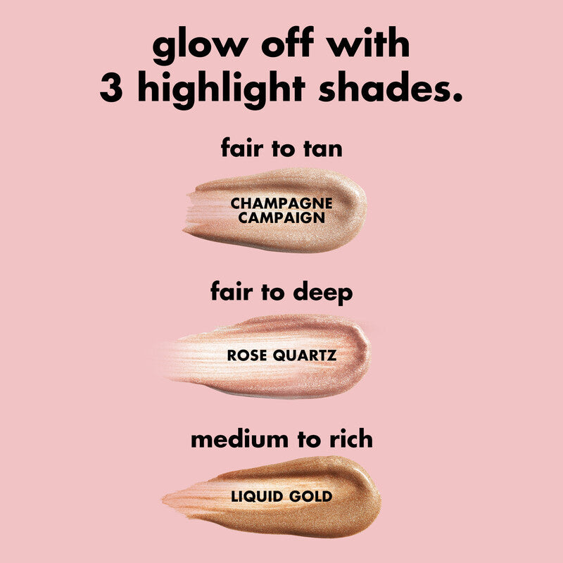 e.l.f. Halo Glow Beauty Wand Highlight | Liquid Gold