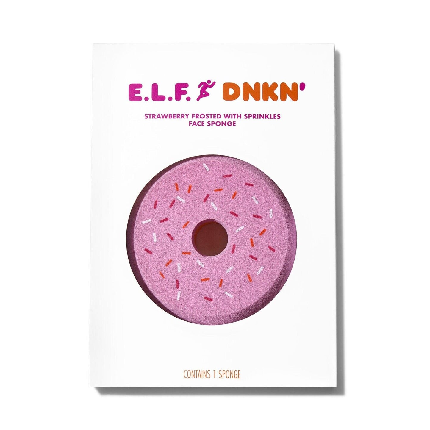 e.l.f x DNKN' Strawberry Frosted With Sprinkles Face Sponge