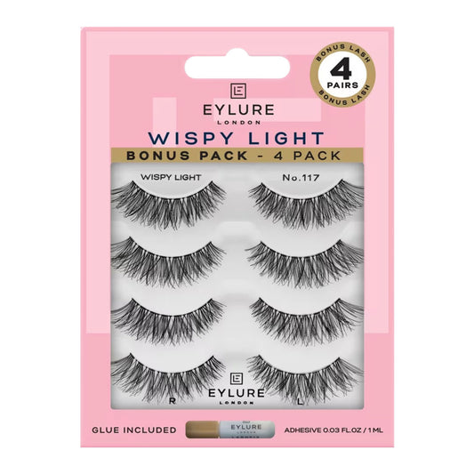 Eylure London Wispy Light Eyelashes Multipack | No. 117