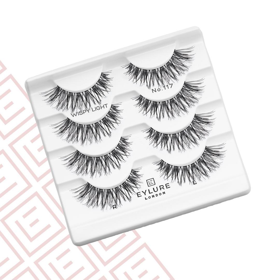 Eylure London Wispy Light Eyelashes Multipack | No. 117