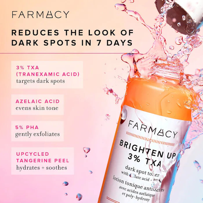 Farmacy Brighten Up 3% TXA Dark Spot Toner 120 ml