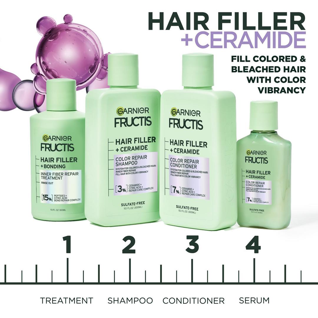 Garnier Fructis Hair Filler + Ceramides Color Repair Conditioner 300 ml / 10.3 oz