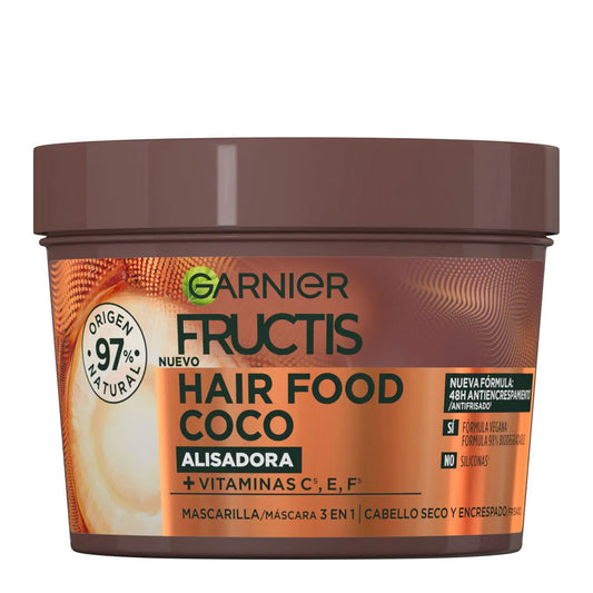 Garnier Fructis Hair Food Coco Mascarilla Intensiva 3 en 1 Alisadora 390 ml