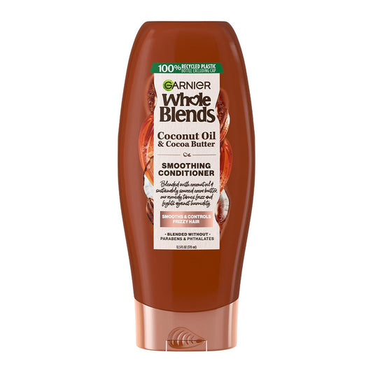 Garnier Whole Blends Coconut Oil & Cocoa Butter Smoothing Conditioner 370 ml / 12.5 oz.
