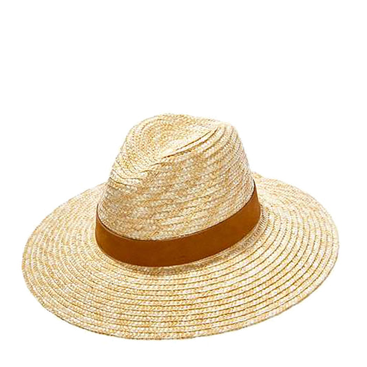 Gigi Pip Isla Straw Fedora Hat One Size