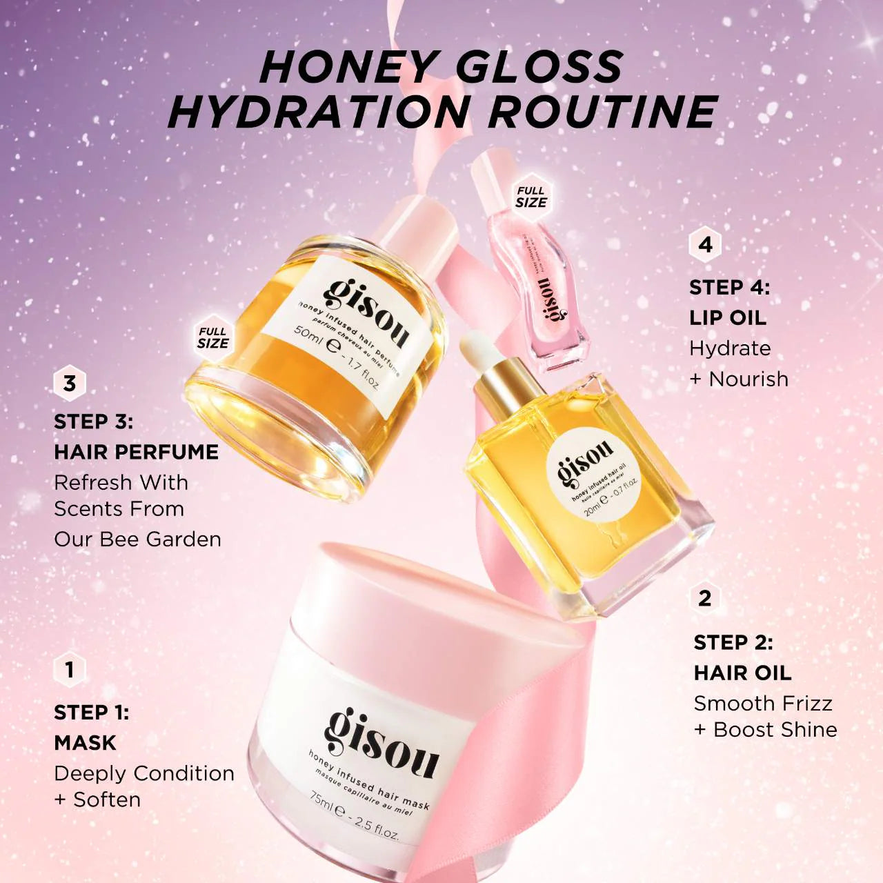 Gisou Honey Gloss Hydration Heroes Set