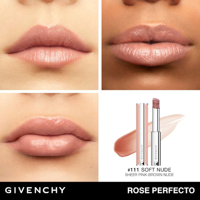 Givenchy Rose Perfecto Lip Balm 24H Hydration | 111 Soft Nude