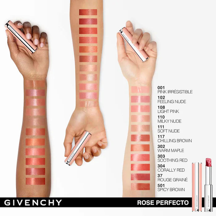 Givenchy Rose Perfecto Lip Balm 24H Hydration | 111 Soft Nude