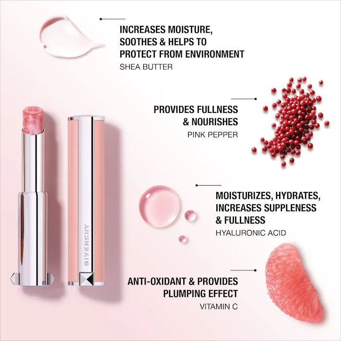 Givenchy Rose Perfecto Lip Balm 24H Hydration | 111 Soft Nude