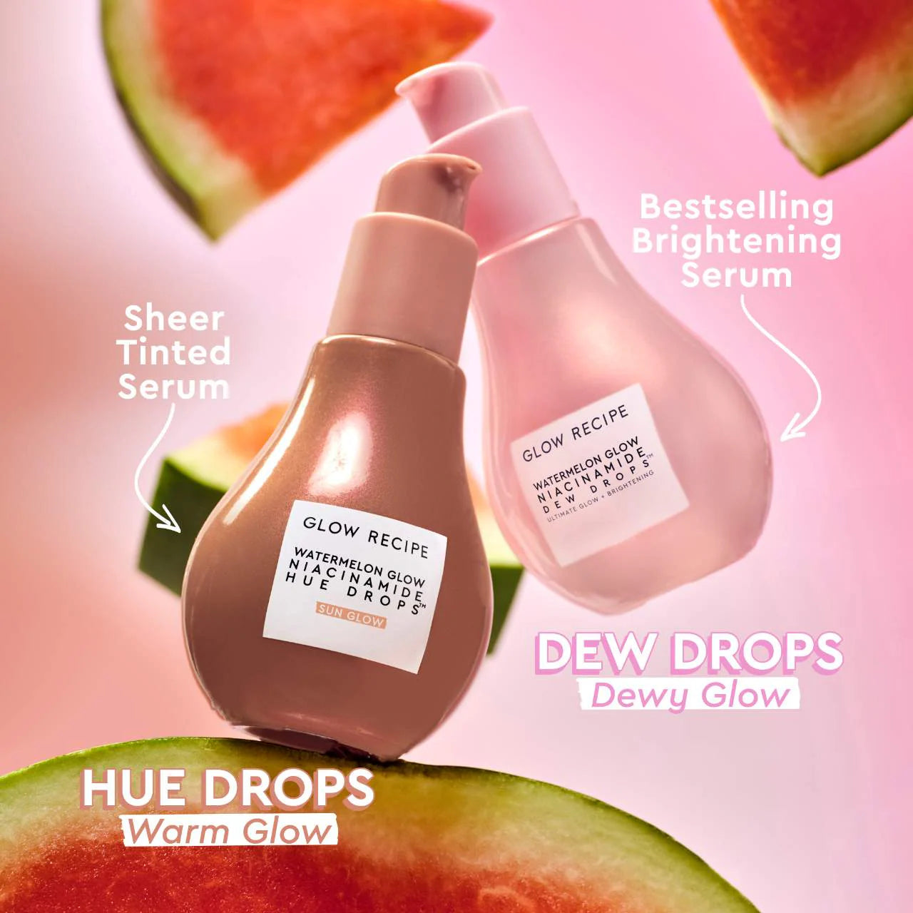 Glow Recipe Watermelon Glow Niacinamide Hue Drops Sun Glow Serum 40 ml