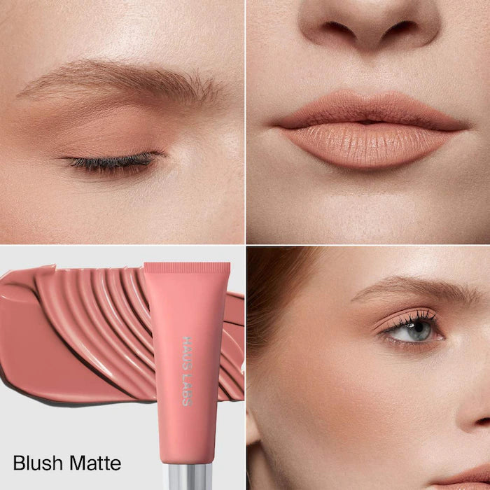 Haus Labs Hy-Power Eye, Cheek & Lip Pigment Paint | Blush Matte