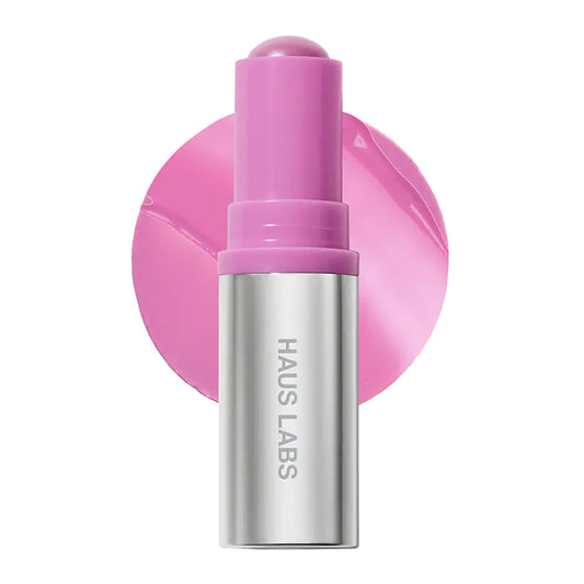 Haus Labs Color Fuse Glassy Lip + Cheek Blush Balm Stick | Glassy Lilac