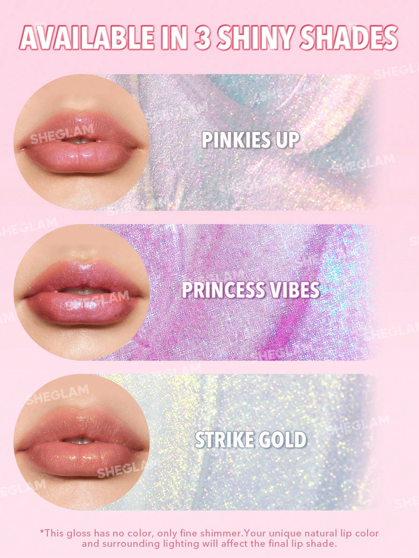 SheGlam Jelly Wow Hydrating Lip Oil | Pinkies Up