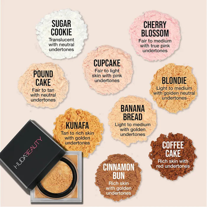 Huda Beauty Easy Bake Loose Baking & Setting Powder Mini | Pound Cake ...
