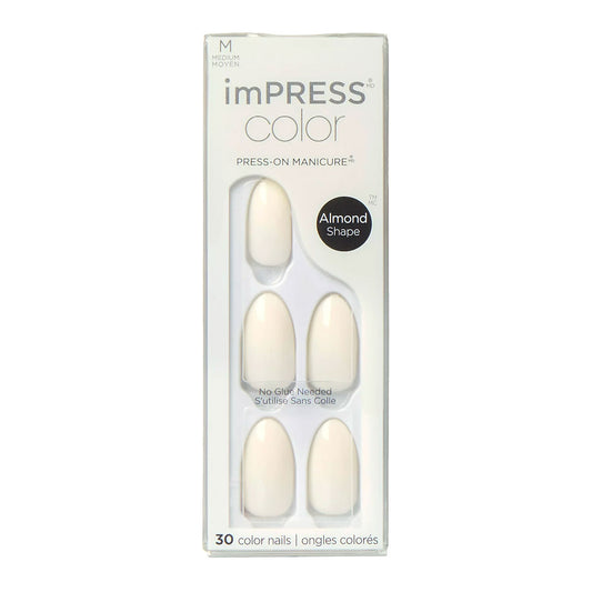 Kiss imPRESS Color Press-On Manicure | Ballroom (Almond Shape)