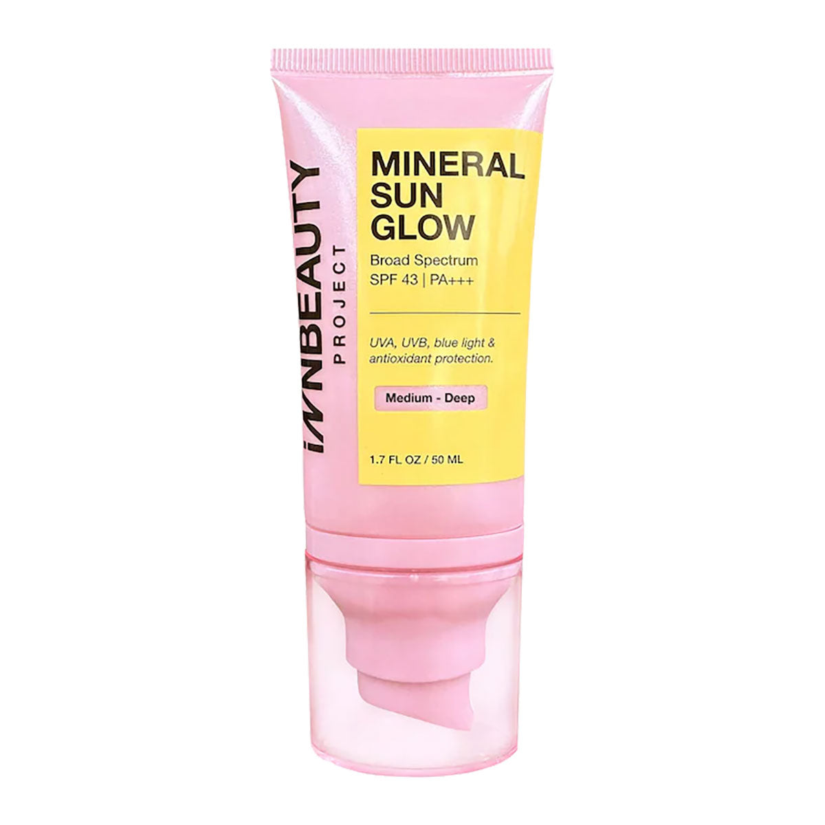 iNNBEAUTY PROJECT Mineral Sun Glow SPF 43 PA+++ 1.7 oz / 50 ml | Fair / Medium