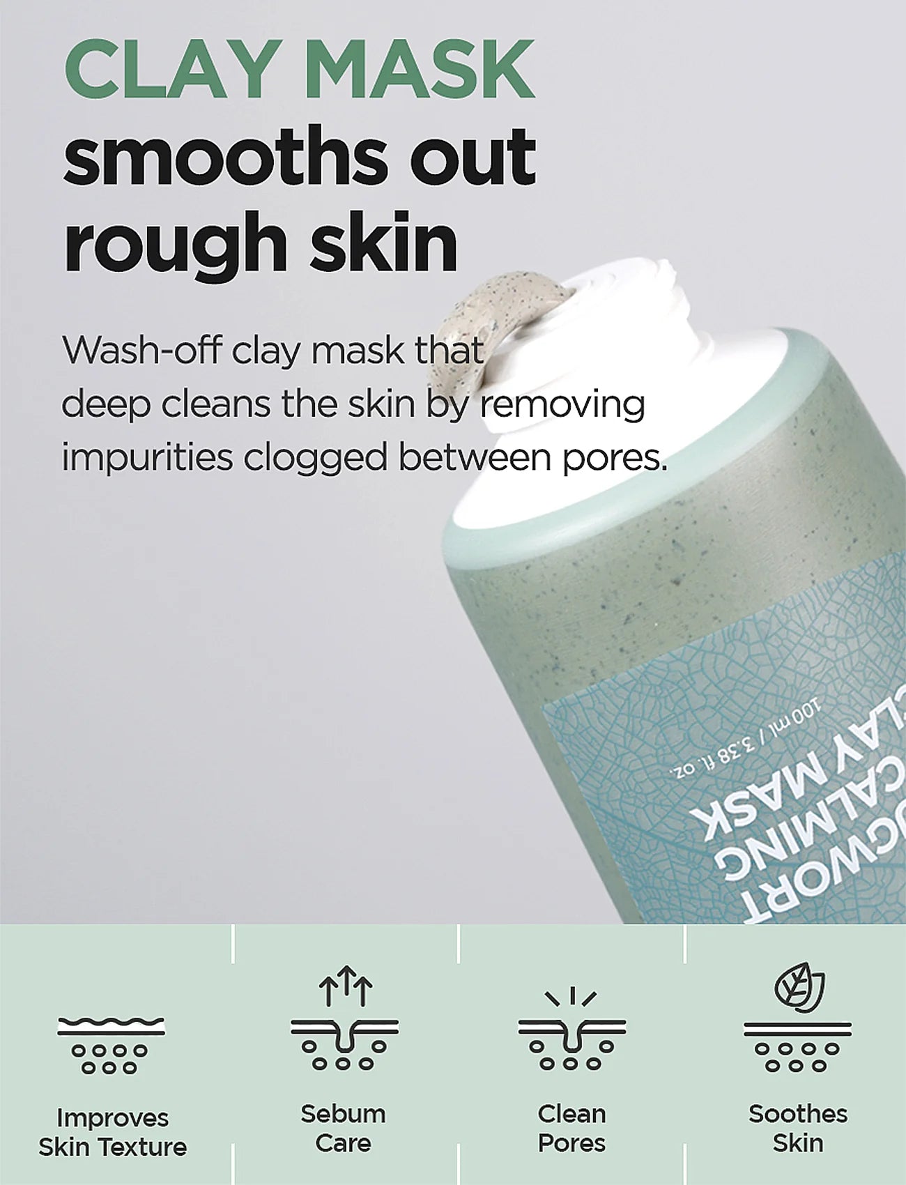 Isntree Mugwort Calming Clay Mask 100 ml