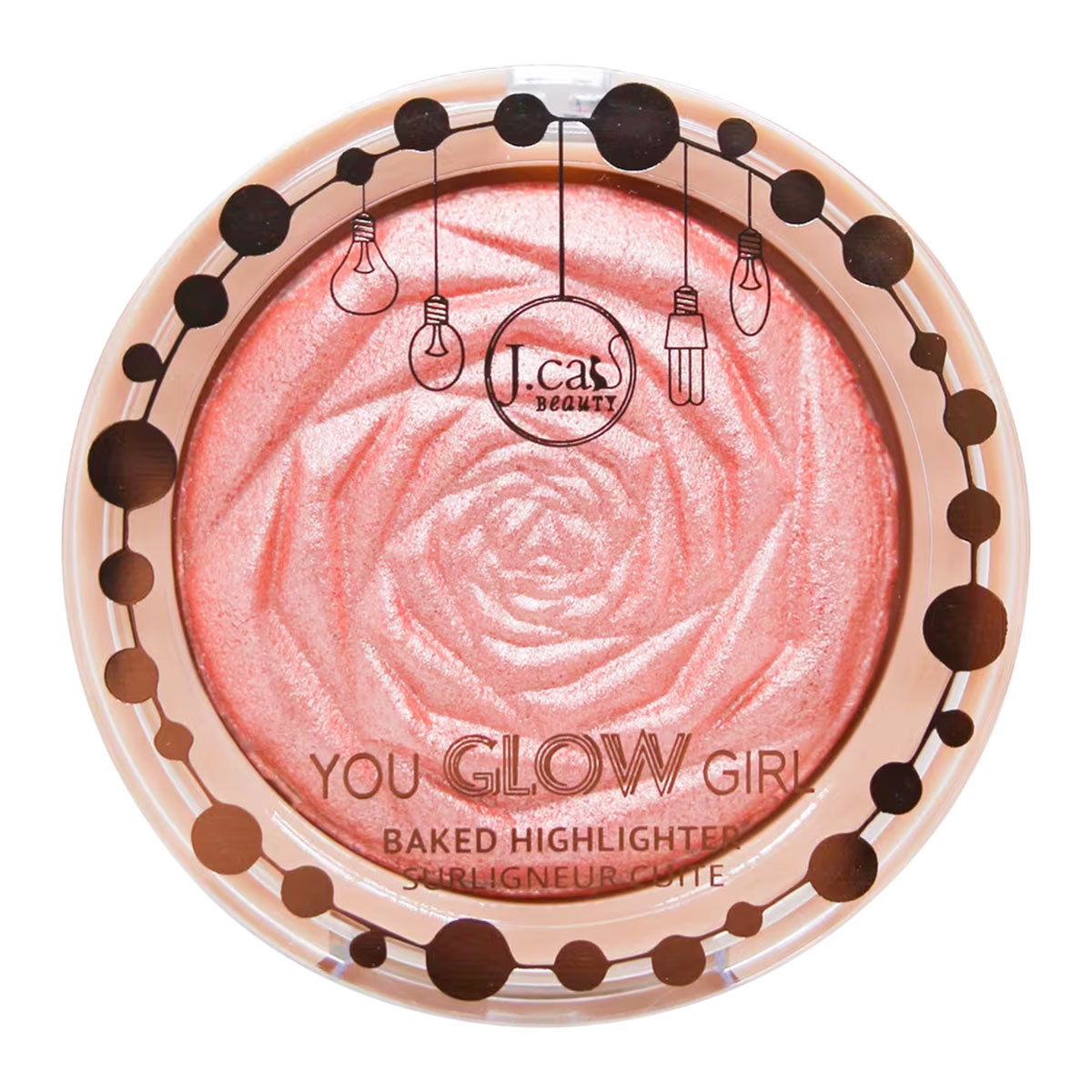 J.Cat Beauty You Glow Girl Baked Highlighter | Crimson Gleam