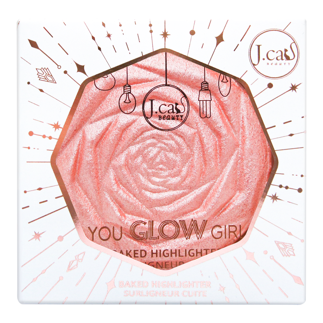 J.Cat Beauty You Glow Girl Baked Highlighter | Crimson Gleam