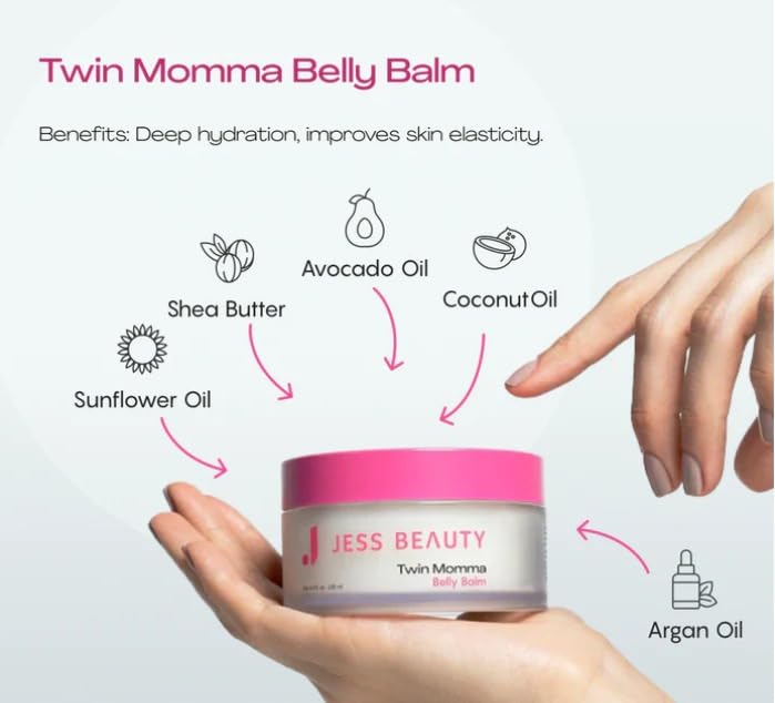 Jess Beauty Twin Momma Belly Balm 4.4 oz