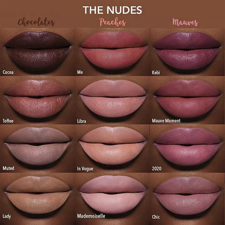 Juvia's Place The Nude Peaches Velvety Matte Lipstick | Libra