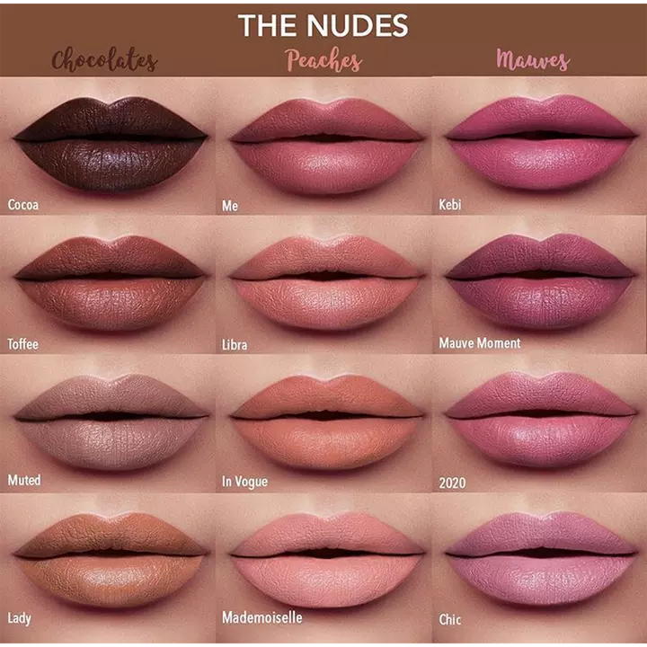 Juvia's Place The Nude Peaches Velvety Matte Lipstick | Libra