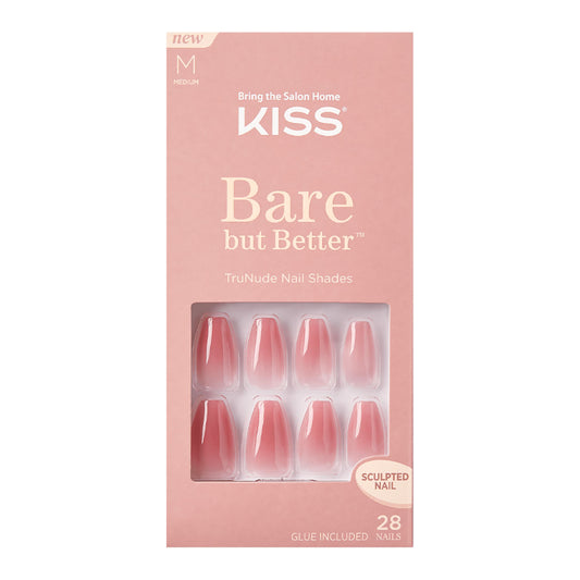 Kiss Bare But Better TruNude Nail Shades | Nude Nude