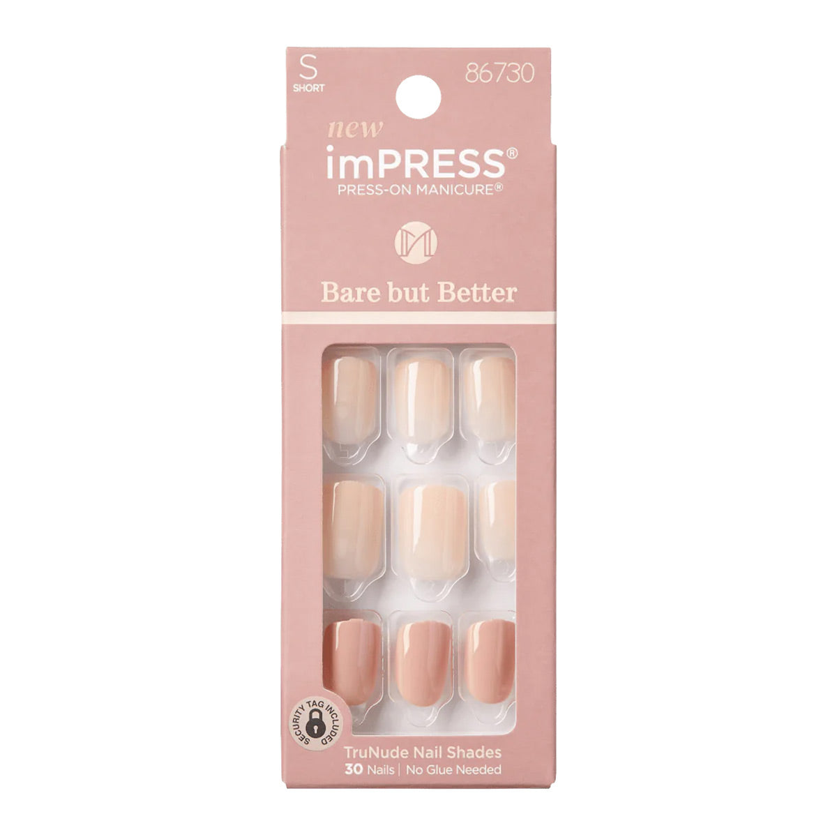 Kiss imPRESS Press-On Manicure Bare But Better | Simple Pleasure