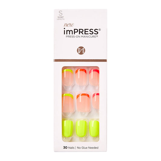 Kiss imPRESS Press-On Manicure | Summer Glow