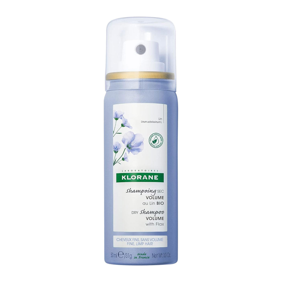 Klorane Dry Shampoo With Flax Mini 50 ml