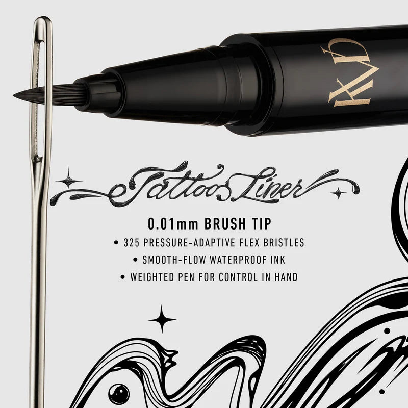 KVD Beauty Tattoo Liner Vegan Waterproof Liquid Eyeliner 0.55 ml / 0.019 oz