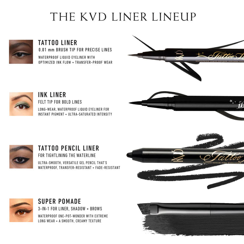 KVD Beauty Tattoo Liner Vegan Waterproof Liquid Eyeliner 0.55 ml / 0.019 oz