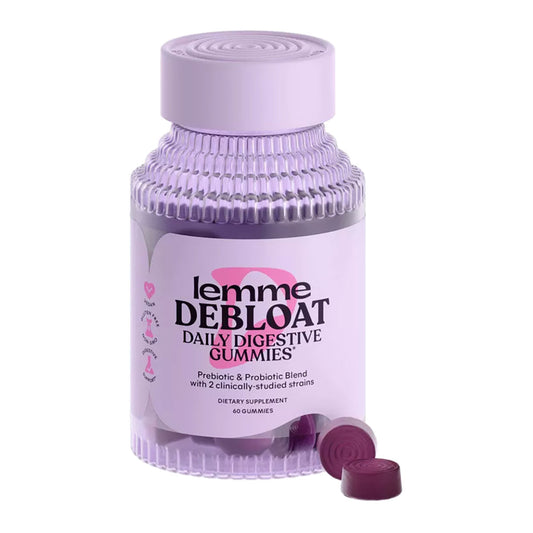 Lemme Debloat Daily Digestive Gummies 60 Gummies