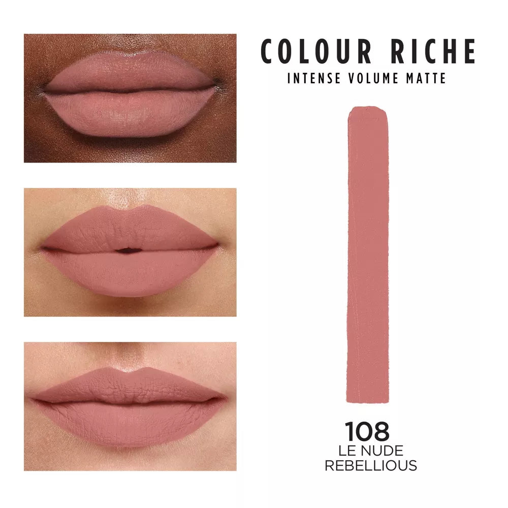 L'Oréal Colour Riche Intense Volume Matte Lipstick | 108 Le Nude Rebellious