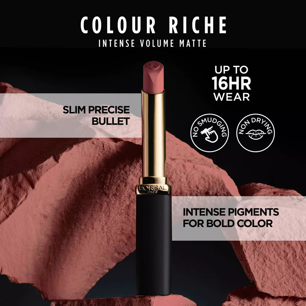 L'Oréal Colour Riche Intense Volume Matte Lipstick | 108 Le Nude Rebellious