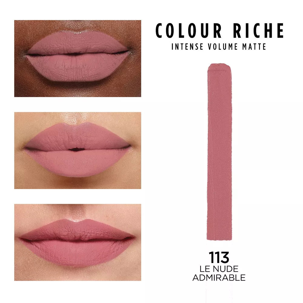 L'Oréal Colour Riche Intense Volume Matte Lipstick | 113 Le Nude Admirable