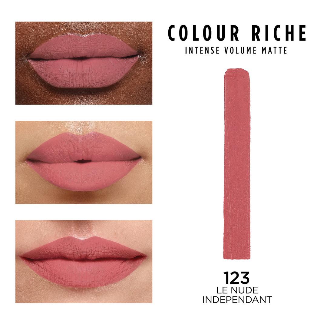 L'Oréal Colour Riche Intense Volume Matte Lipstick | 123 Le Nude Independant