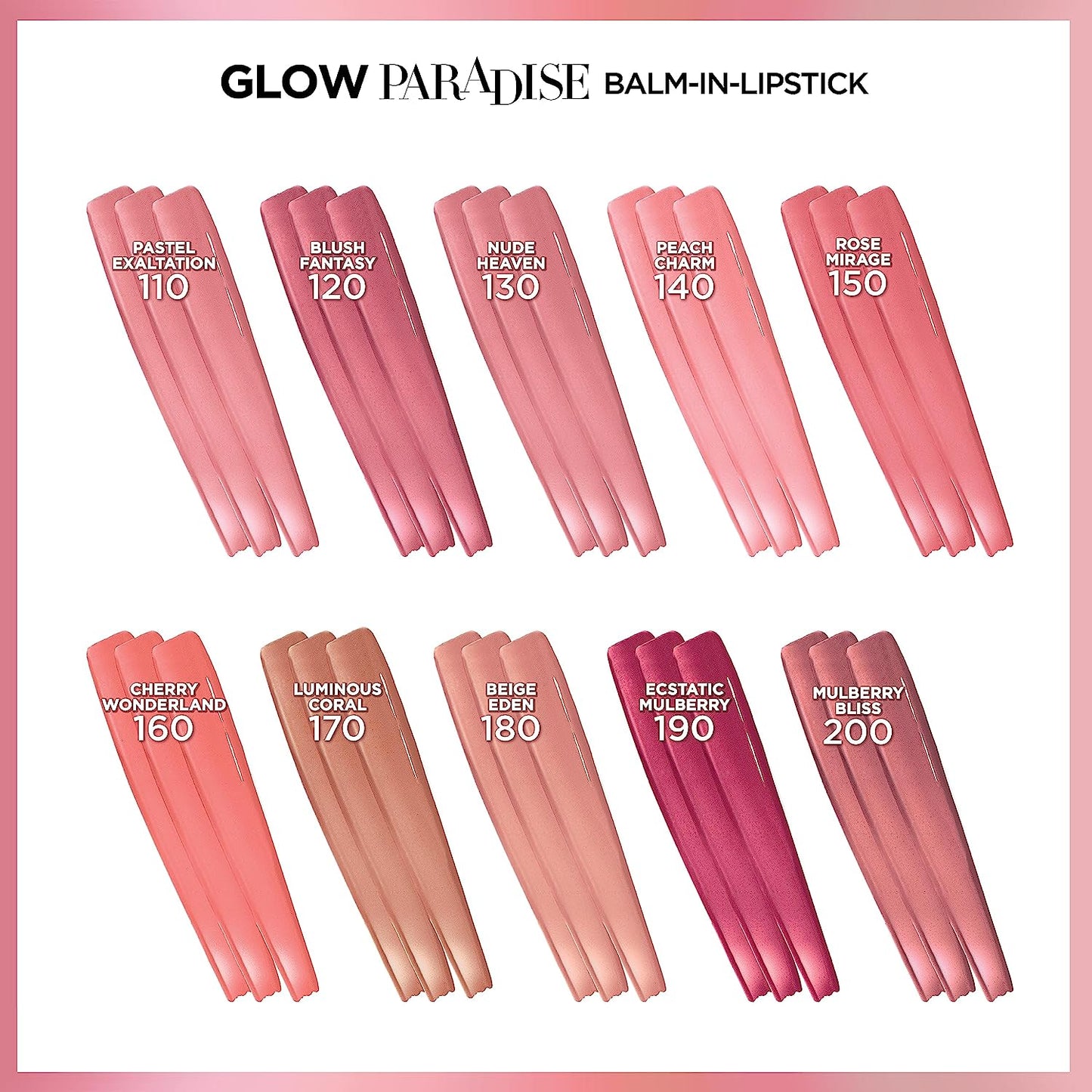 L'Oréal Glow Paradise Balm-In-Lipstick | 150 Rose Mirage