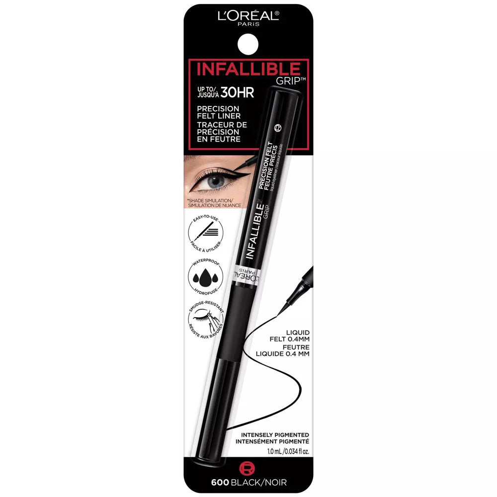 L'Oréal Infallible Grip Precision Felt Liner | 600 Black