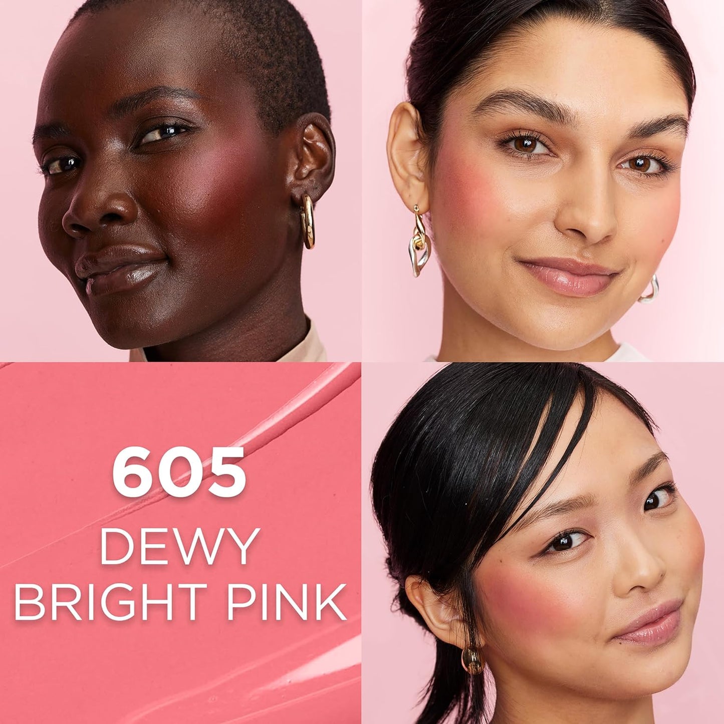 L'Oréal Lumi Le Liquid Blush | 605 Dewy Bright Pink