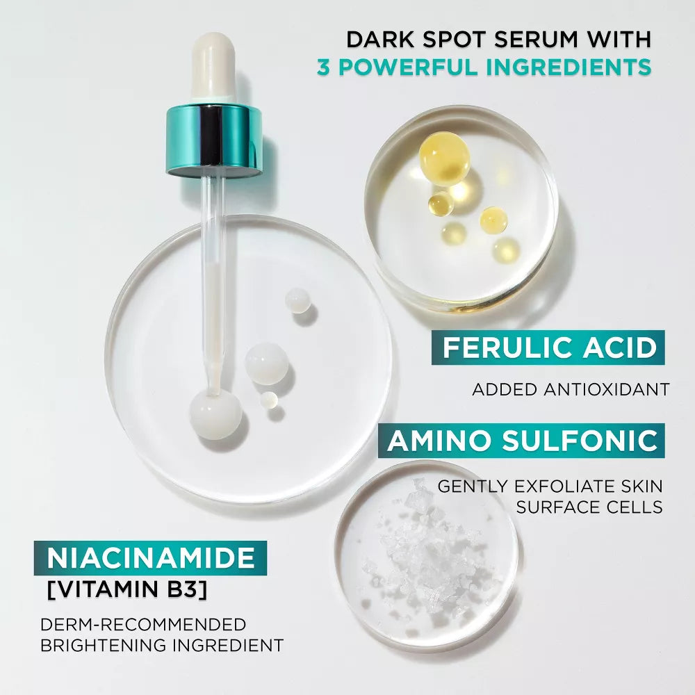 L'Oréal Bright Reveal 12% Niacinamide + Amino Sulfonic + Ferulic Dark Spot Serum 30 ml
