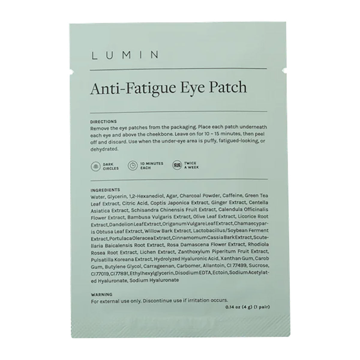 Lumin Anti-Fatigue Eye Patch 1 Pair