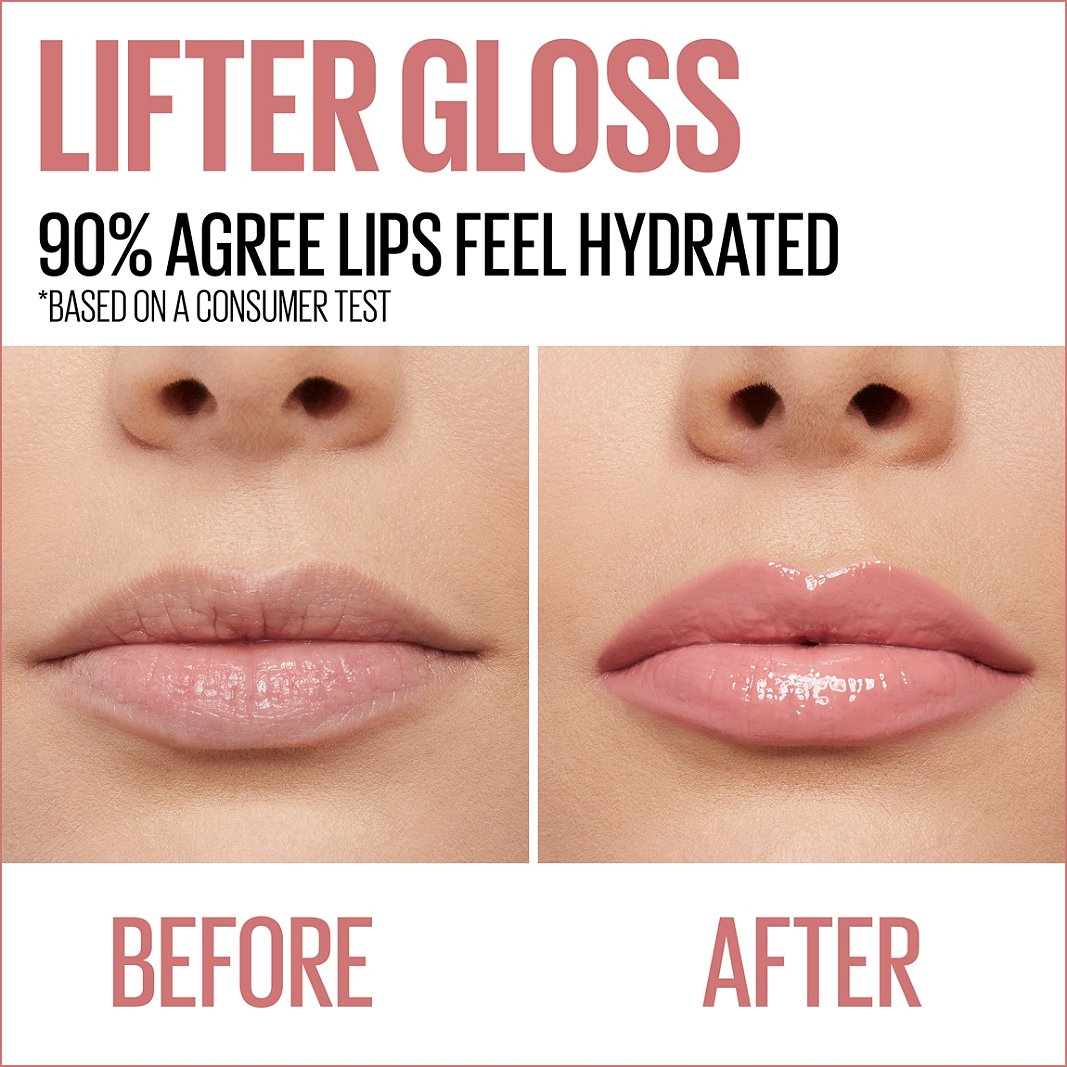 Maybelline Lip Lifter Gloss with Hyaluronic Acid | Gummy Bear