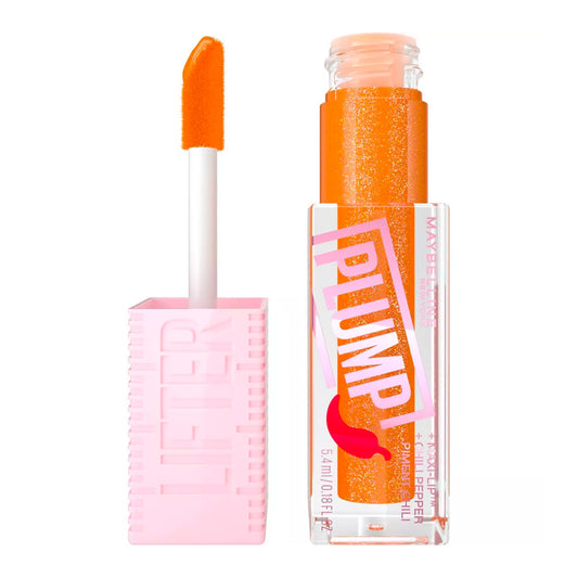 Maybelline Lifter Plump Lip Plumping Gloss with Hyaluronic Acid | Hot Honey