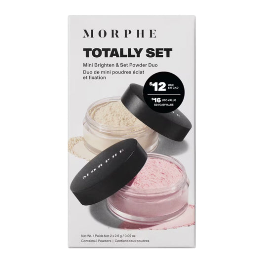 Morphe Totally Set Mini Brighten & Set Powder Duo