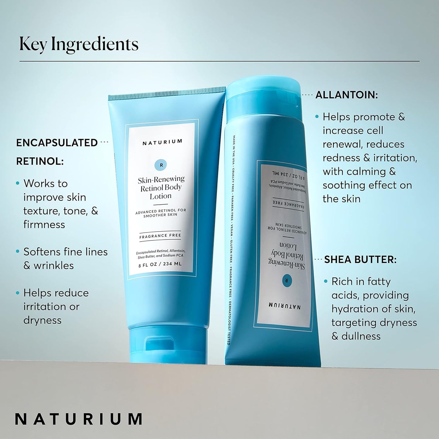 Naturium Skin-Renewing Retinol Body Lotion 234 ml / 6 oz